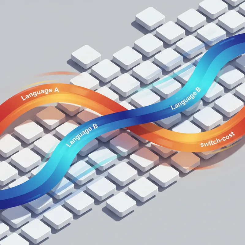 Code‑Mixed Typing Tests: Measuring Switch‑Cost and Bilingual Flow Across Realistic Text